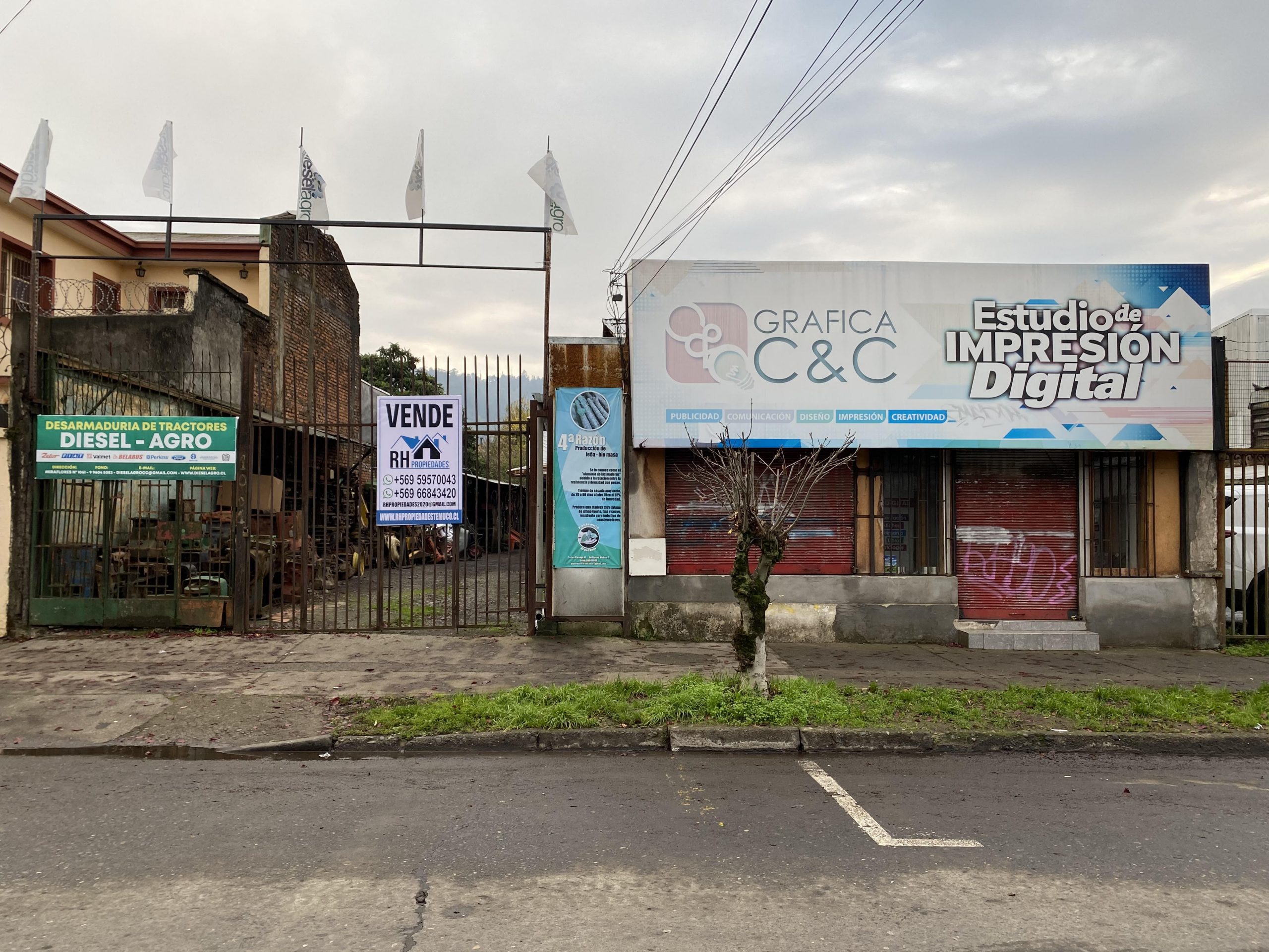 Venta Terreno comercial con local – Centro Temuco