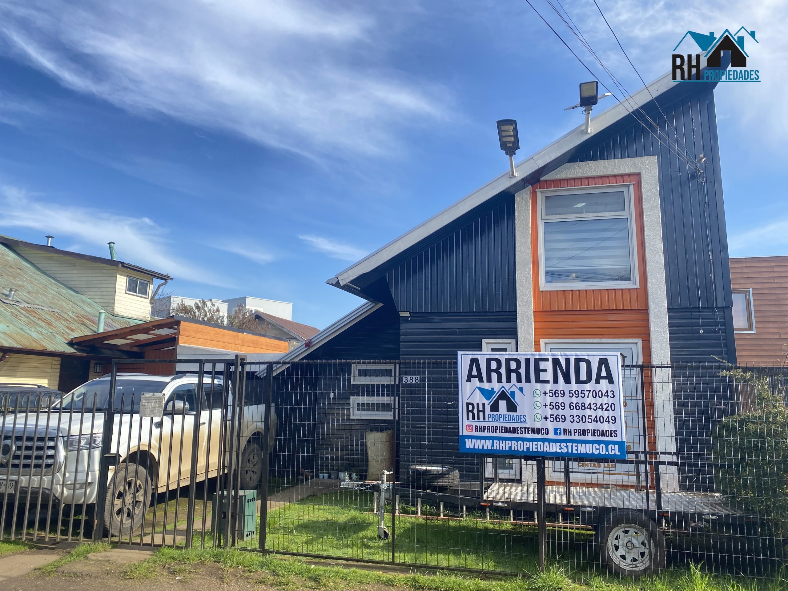 Casa con Departamento Interior en Arriendo, Calle Volcán Calbuco – Temuco